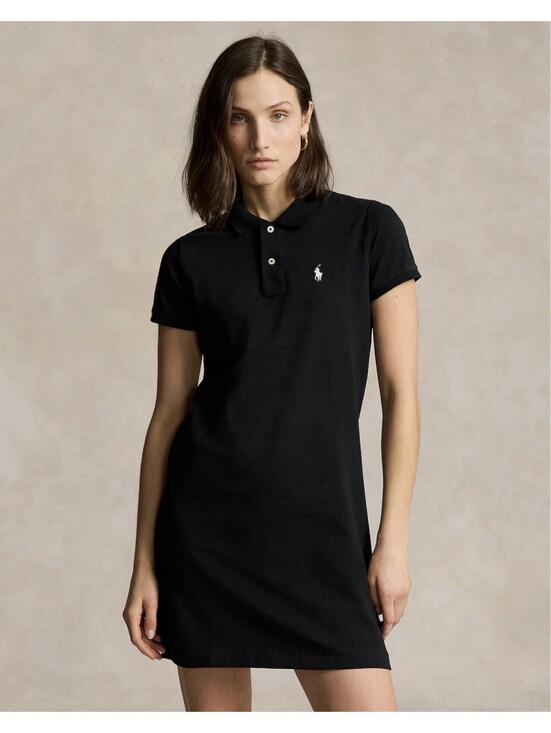 Ralph Lauren Dresses & Skirts - Polo Ralph Lauren Woman Cotton Mesh Mini Polo Dress Black Size Medium